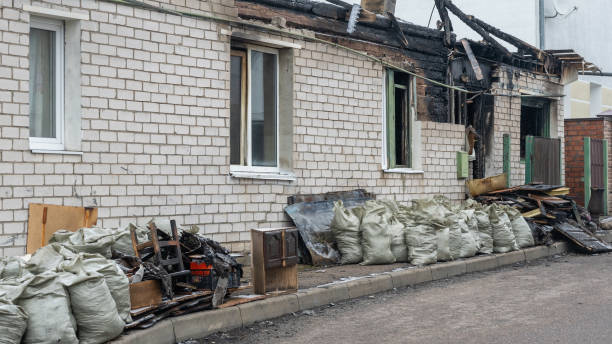 Professional Fire Damage Assessment technician working in Southampton, PA